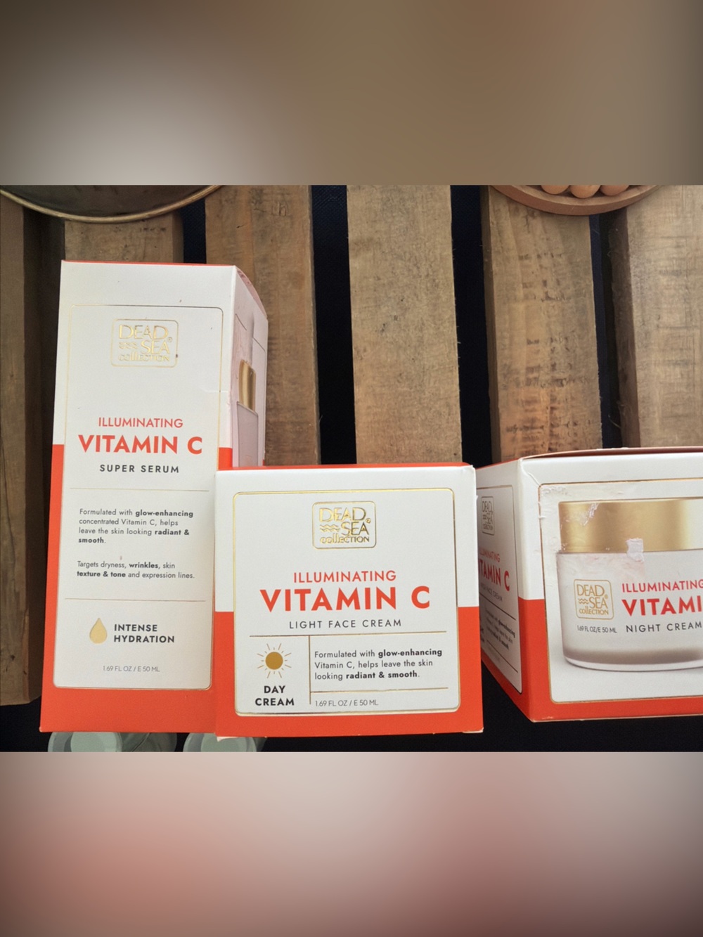 Dead Sea Collections Illuminating Vitamin C Skincare Set -